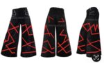 Static red phats - waist 35-36” hip 38” length 37.5” or waist 90-91.5cm hip 96.5cm length 95cm