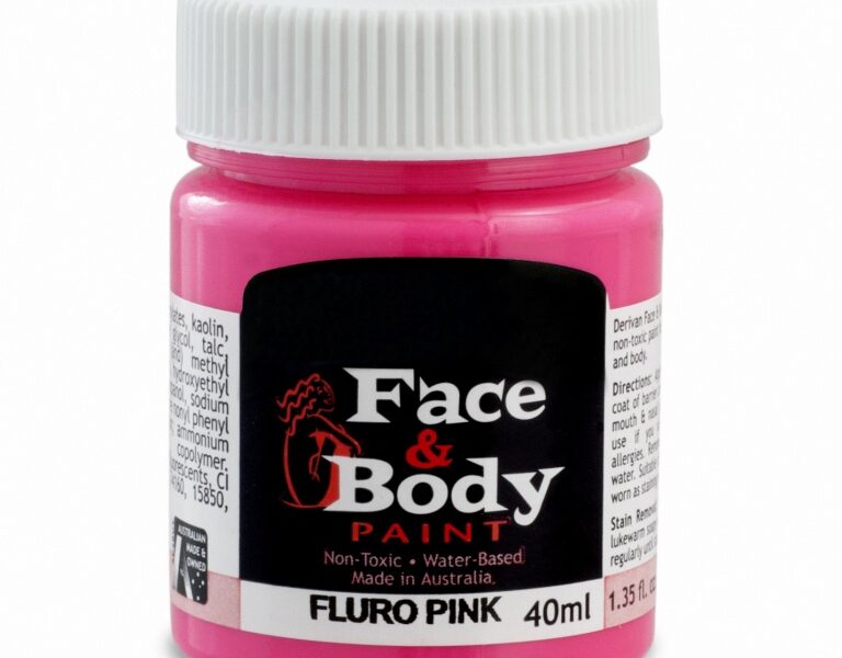 .Face & body paint fluro pink 40ml