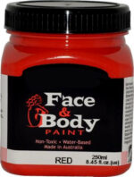 .Face & body paint red 250ml