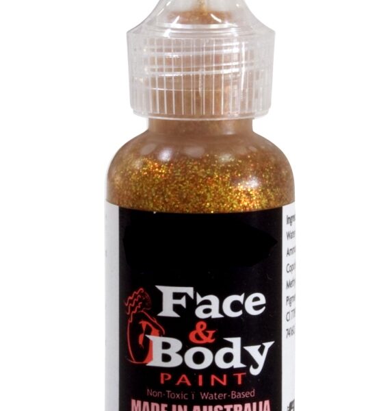 Face & body paint with spout - Aztec gold 36ml