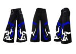 phat pants FIRE TRIBAL blue -