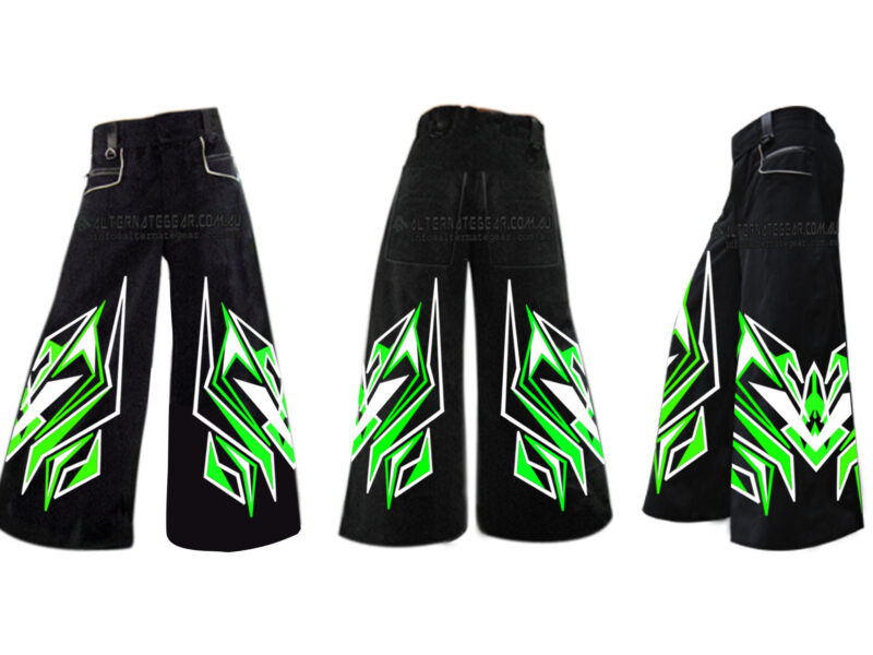 ..Project 16  - Phat pants green white