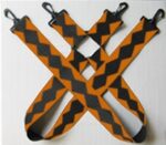 Suspenders AG June 10 Orange on black