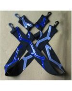 Lightning blue & white