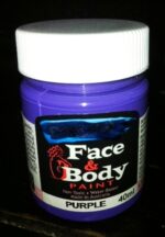 Face & body paint fluro purple 40ml