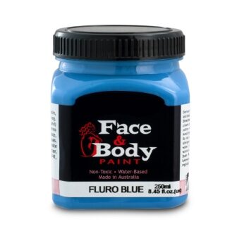 .Face & body paint uv/fluro Blue 250ml
