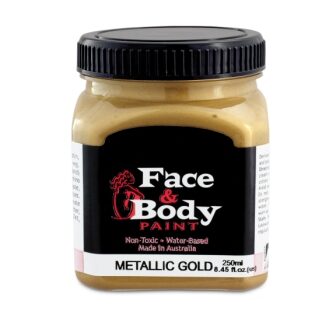 .Face & body paint gold 250ml