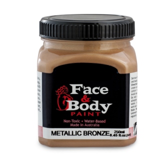 .Face & body paint metallic bronze 250ml