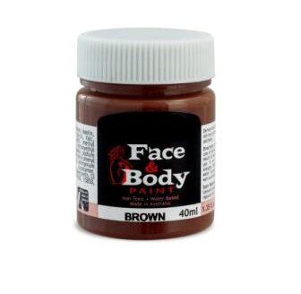 Face & Body paint brown 40ml