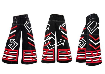 Phat pants STRAPPY RETRA red and clear