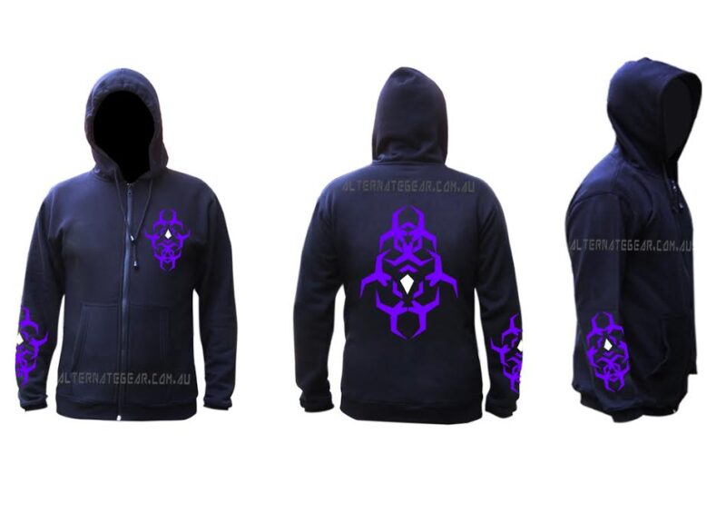 Bio purple hoodie