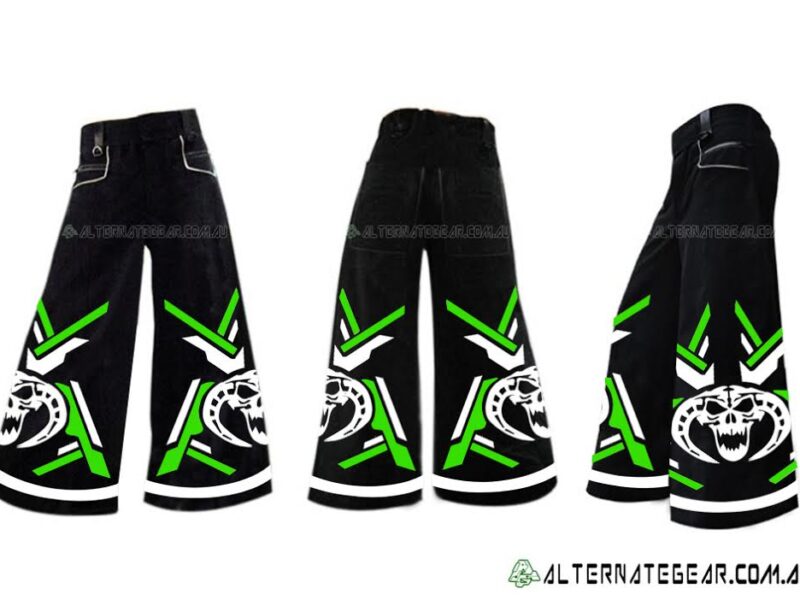 ..MOH -green and white  phat pants